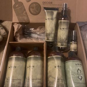 Wen Sweet Almond Mint 7 Piece Hair Care System